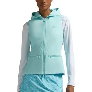 G/FORE The Whit Tailored Powder Blue Golf Vest size large